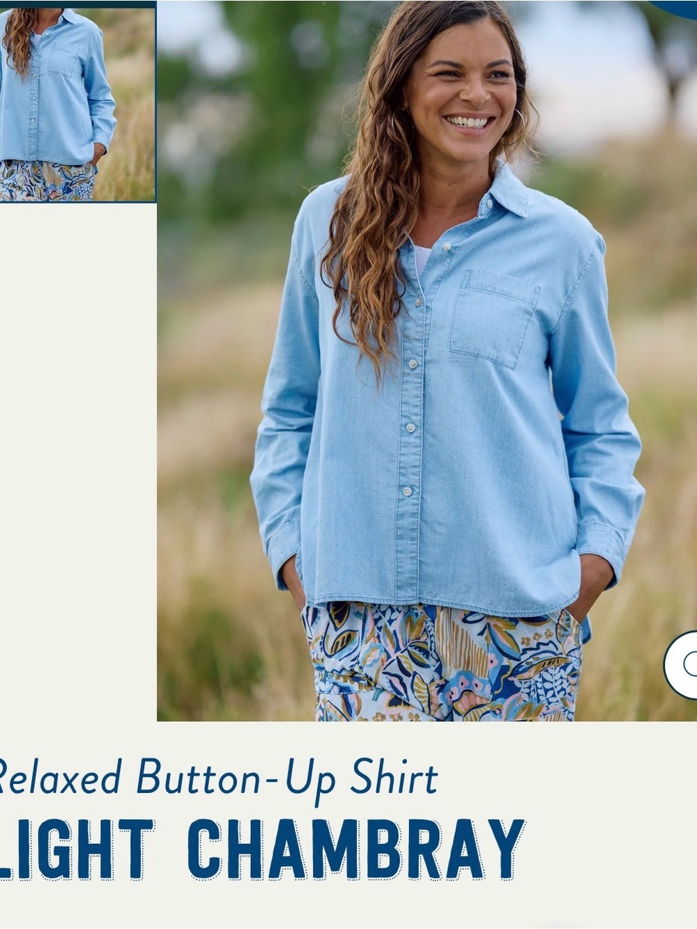 Ripskirt Hawaii Light Blue Chambray shirt